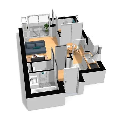 Fs280-645 Appt 4 Personnes Διαμέρισμα